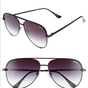 QUAY Australia Aviator High Key Sunglasses